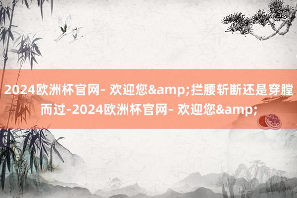 2024欧洲杯官网- 欢迎您&拦腰斩断还是穿膛而过-2024欧洲杯官网- 欢迎您&